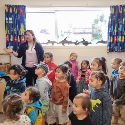 A playful learning moment at Riverhills