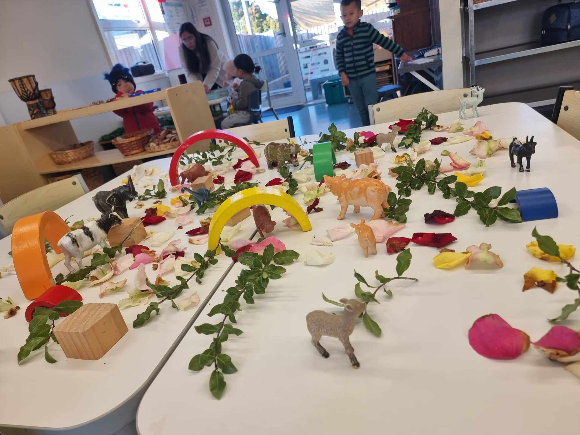 Children enjoying creative learning at Riverhills
